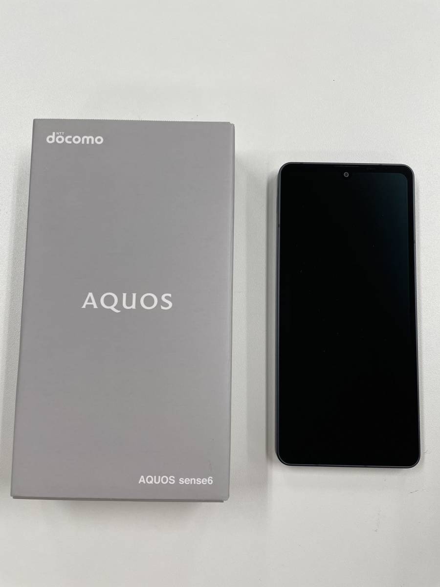 AQUOS sense6 ブラック SH-54B 未使用 [SIMフリー⁄新品未