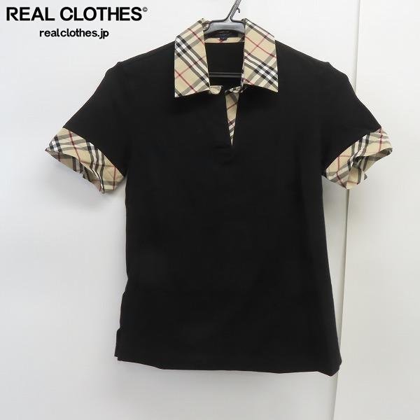 ☆BURBERRY LONDON/バーバリーロンドン ノバチェック ポロシャツ FAA76