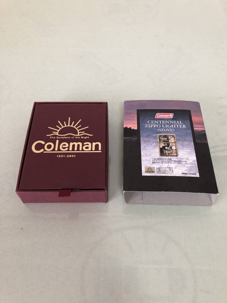 ひーちゃん　50個セット【新品未使用】 Zippo Coleman CENTENNIAL ZIPPO LIGHTER(STOVE) コールマン100周年