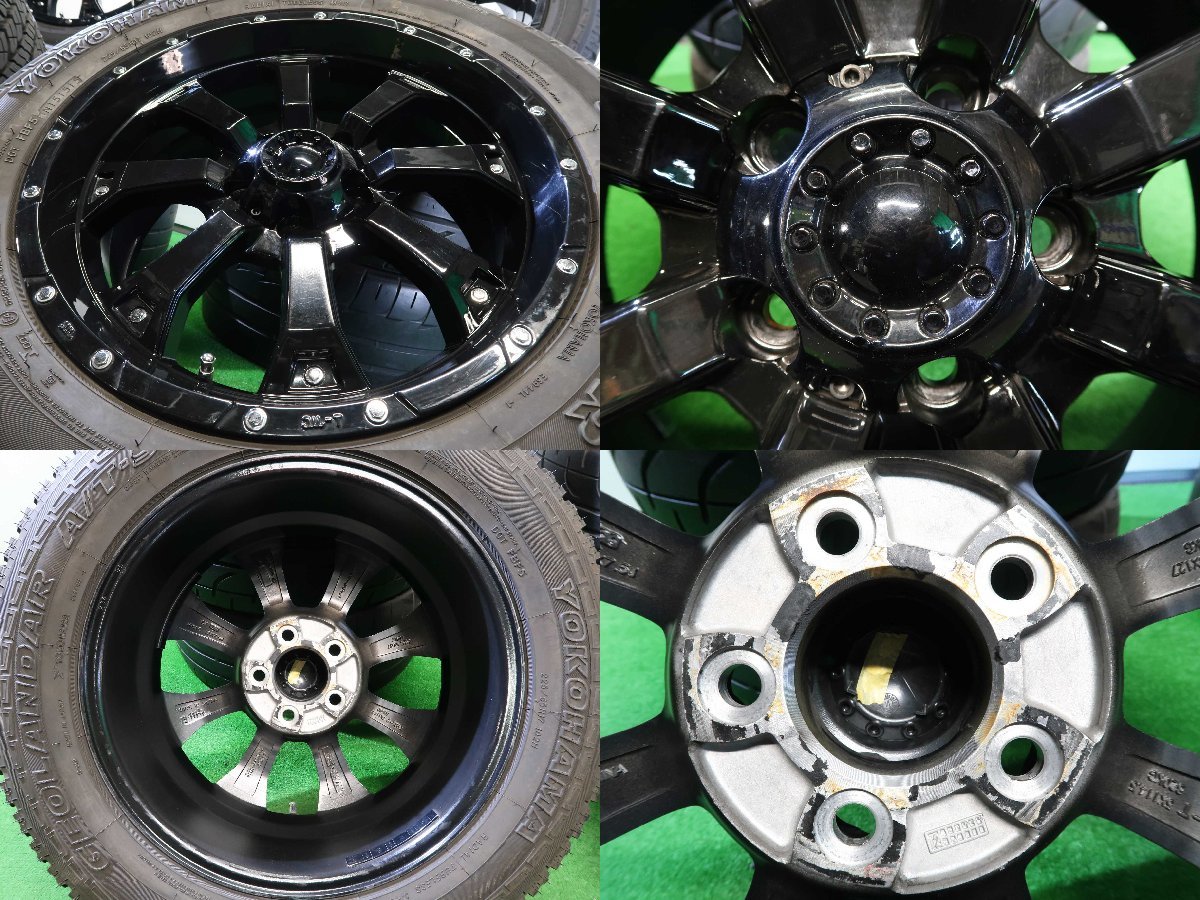 4本 MKW MK46 17インチ 7.5J +35 5H 114.3 ラジアル ヨコハマ 