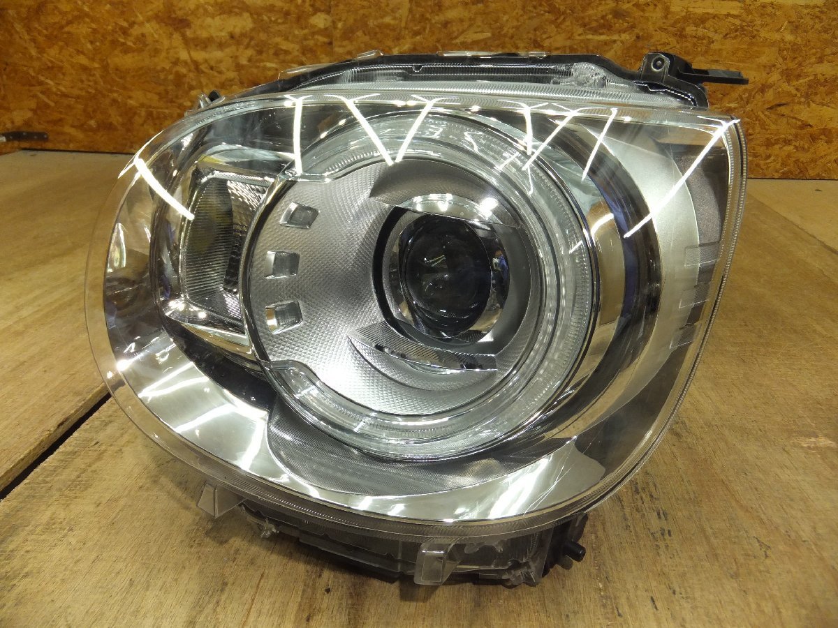 即決 良品 ムーヴキャンバス LA800S LED 左ヘッドライト 純正 81170
