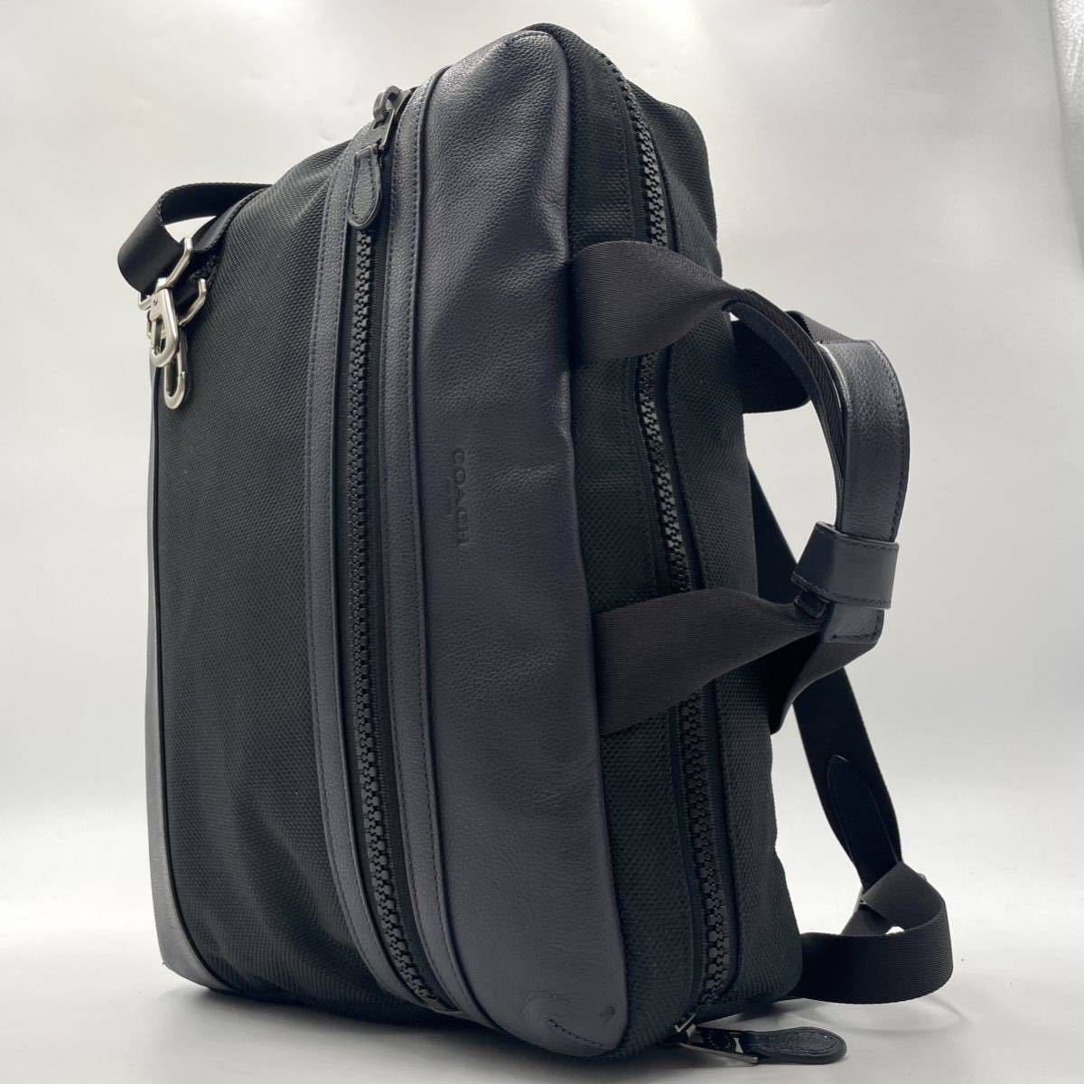 COACH ビジネスバッグ コーチ 2way 1円美品定価16万 ブリーフケース 