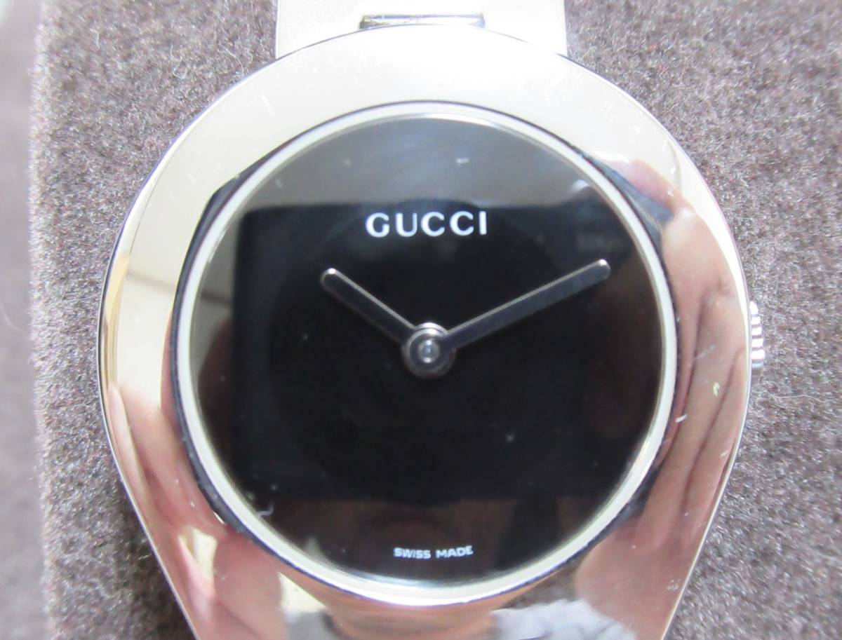 電池交換済み GUCCI / グッチ 6700L バングル レディースウォッチ  
