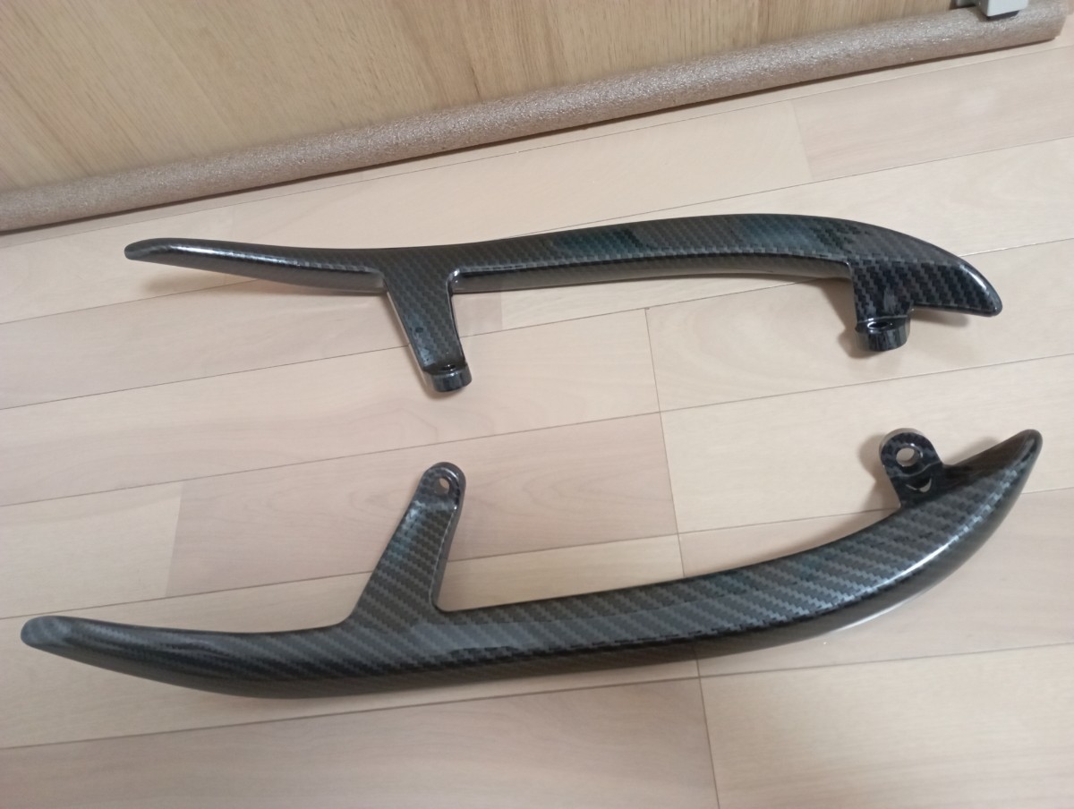 シグナスX4型5型カーボン調タンデムバーsed5j8jグラブバーリアスポイラー①