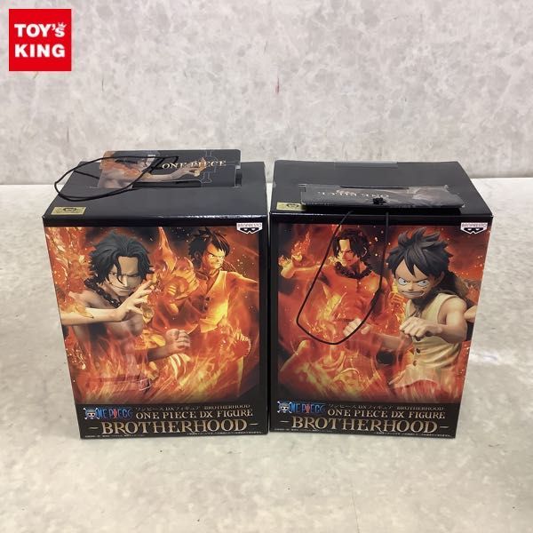 1円〜 未開封 ONE PIECE DXフィギュア BROTHERHOOD モンキー・D・ルフィ ポートガス・D・エース