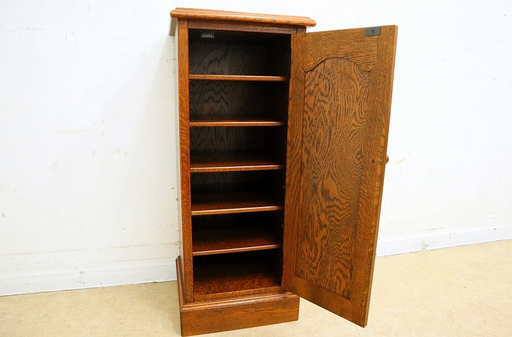 高級 三越家具【ブルージュ】サイドキャビネット・収納棚◇オーク材