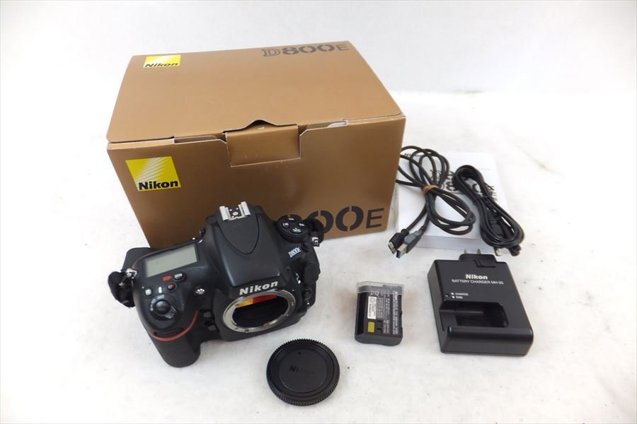 ▼ Nikon ニコン D800E デジタル一眼レフ 取扱説明書有り 元箱付き 中古 230505A1040