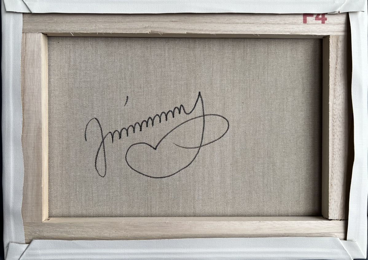 【F6号】ジミー大西【海】手描き作品/表裏サイン有/油彩/アクリル/絵画/最安値 F6号】ジミー大西【海】手描き作品/表裏サイン有り/油彩/アクリル/絵画