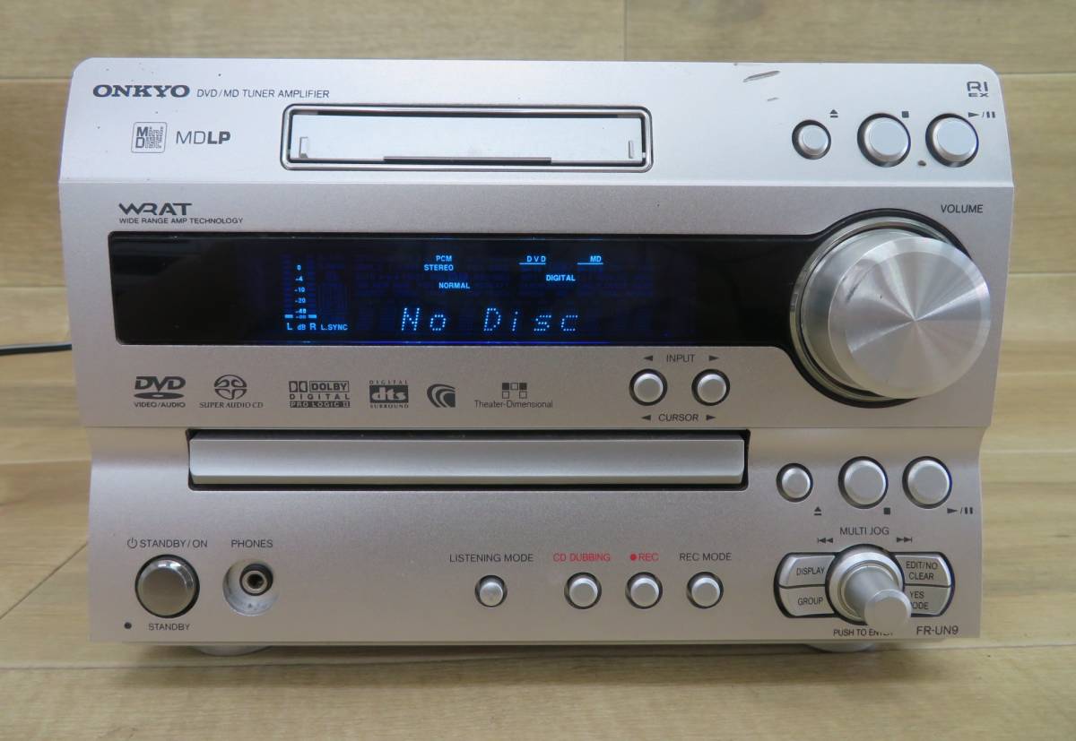38891 ONKYO オンキョー DVD/MD/CD チューナー アンプ FR-UN9
