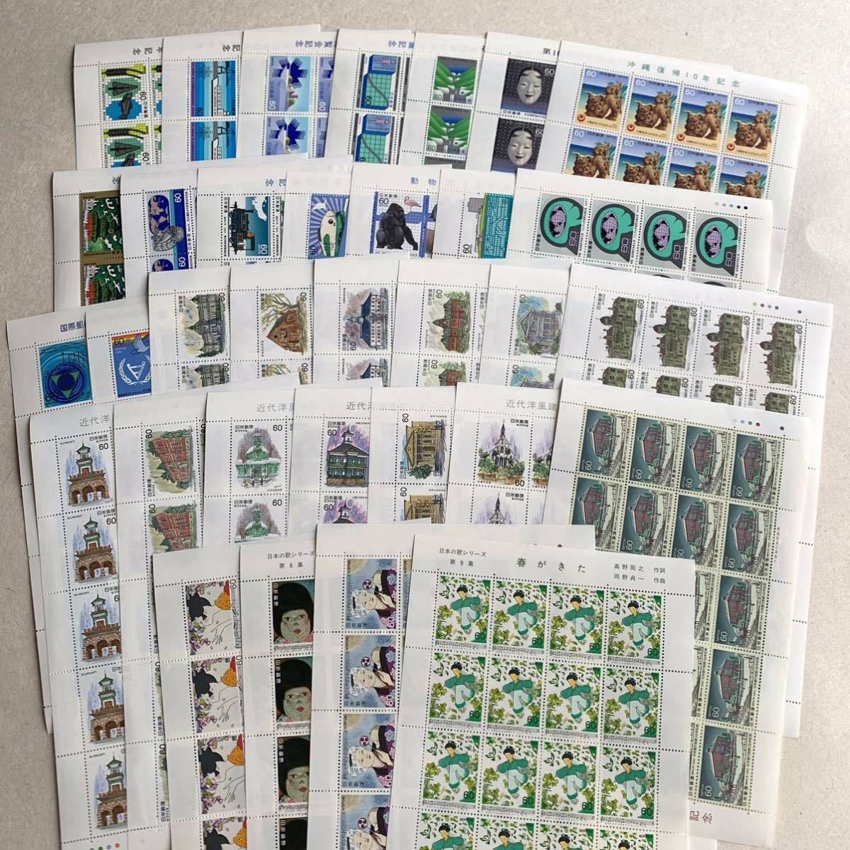  ⑥ 切手 額面 39 600円 60円切手シート 近代洋風建築 日本の歌 シリーズ など(その他)｜売買されたオークション情報、yahooの商品情報をアーカイブ公開 - オークファン その他