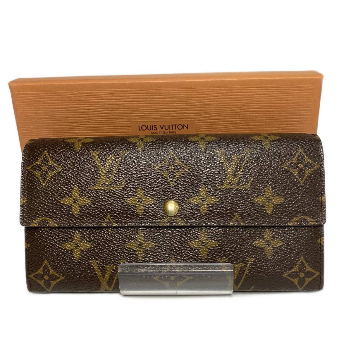 LOUIS VUITTON◇ポシェット・ポルト・モネクレディ_モノグラム_BRW/PVC/BRW