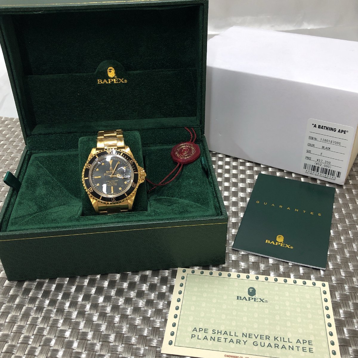 未使用品/KU】A BATHING APE アベイシングエイプ CLASSIC TYPE1 BAPEX