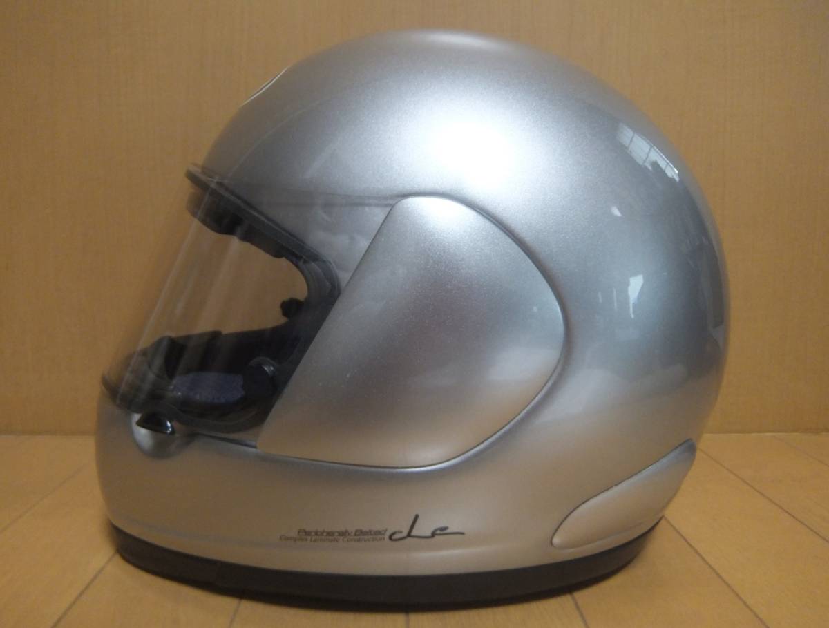 美品 Arai アライ ラパイドOV Rapide-OV アルミナシルバー サイズXL