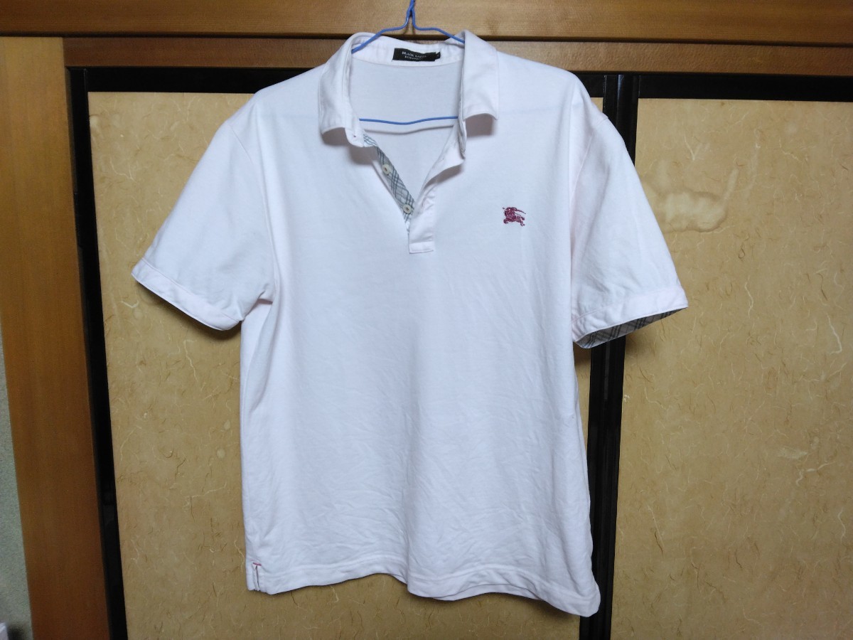 バーバリーブラックレーベル 半袖ポロシャツ BURBERRY BLACK LABEL LL