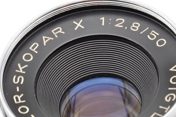 VOIGTLANDER COLOR SKOPAR X 50mm F2.8 フォクトレンダー カラー