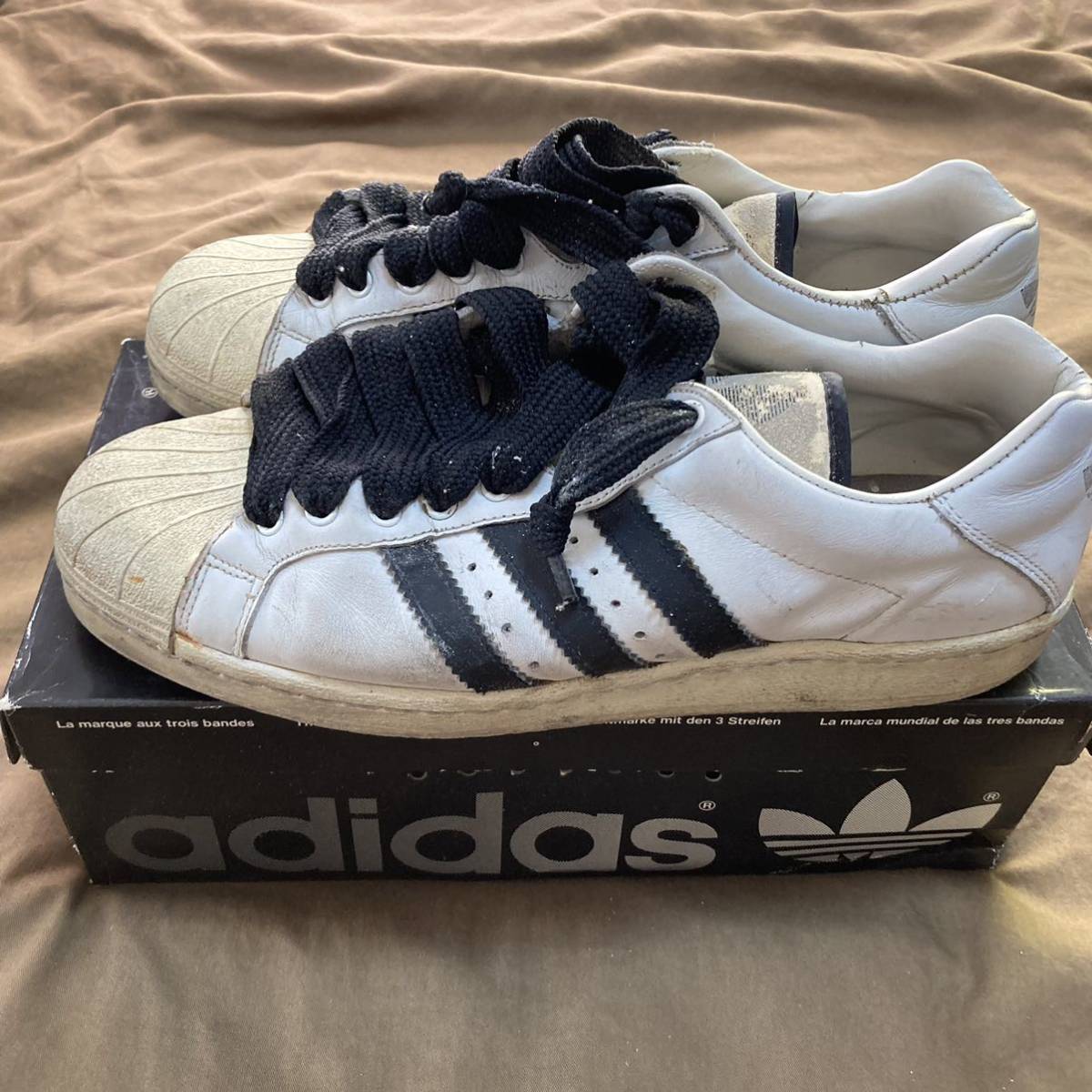 80s フランス製adidasアディダスウルトラスターRUNDMCモデル 