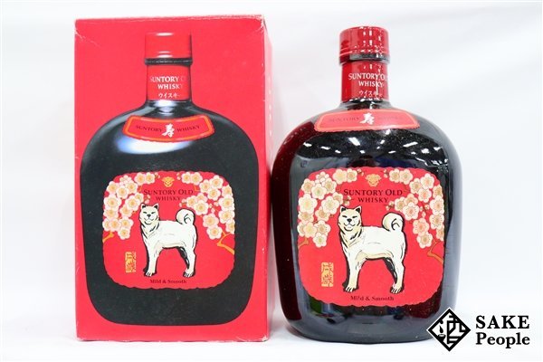 ◇注目! サントリー オールド 戌歳ラベル 700ml 40% 箱付き