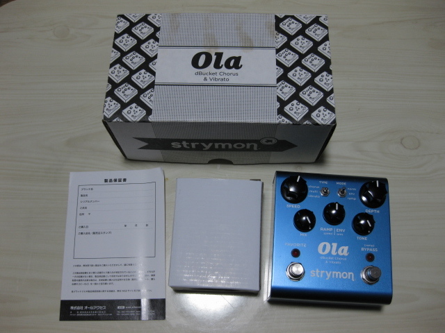 人気セール，爆買い Strymon Ola コーラス 中古品□ストライモン