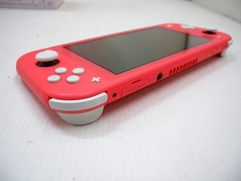 C2704☆ニンテンドースイッチライト コーラル ※動作確認/本体更新/初期