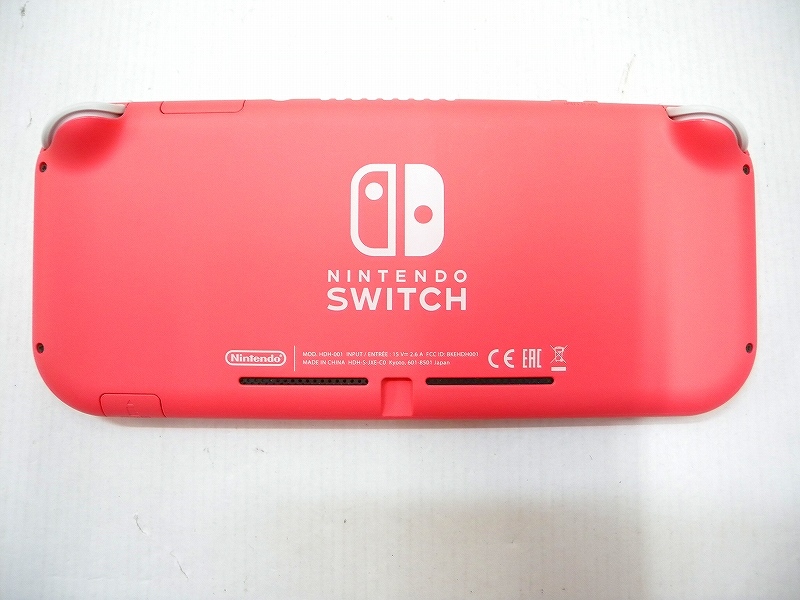 C2704☆ニンテンドースイッチライト コーラル ※動作確認/本体更新/初期