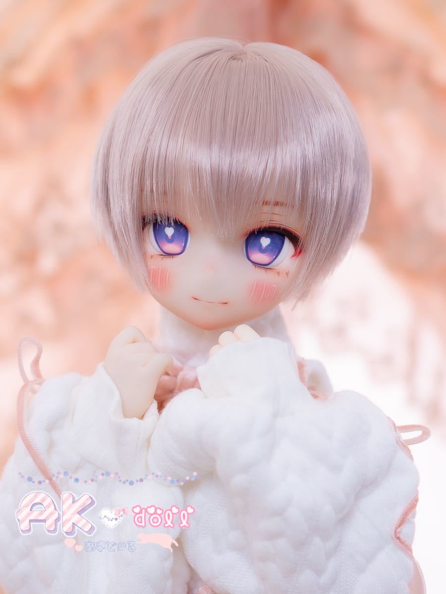 AK*doll】DDH-01 カスタムヘッド セミホワイトSW デカールアイ付