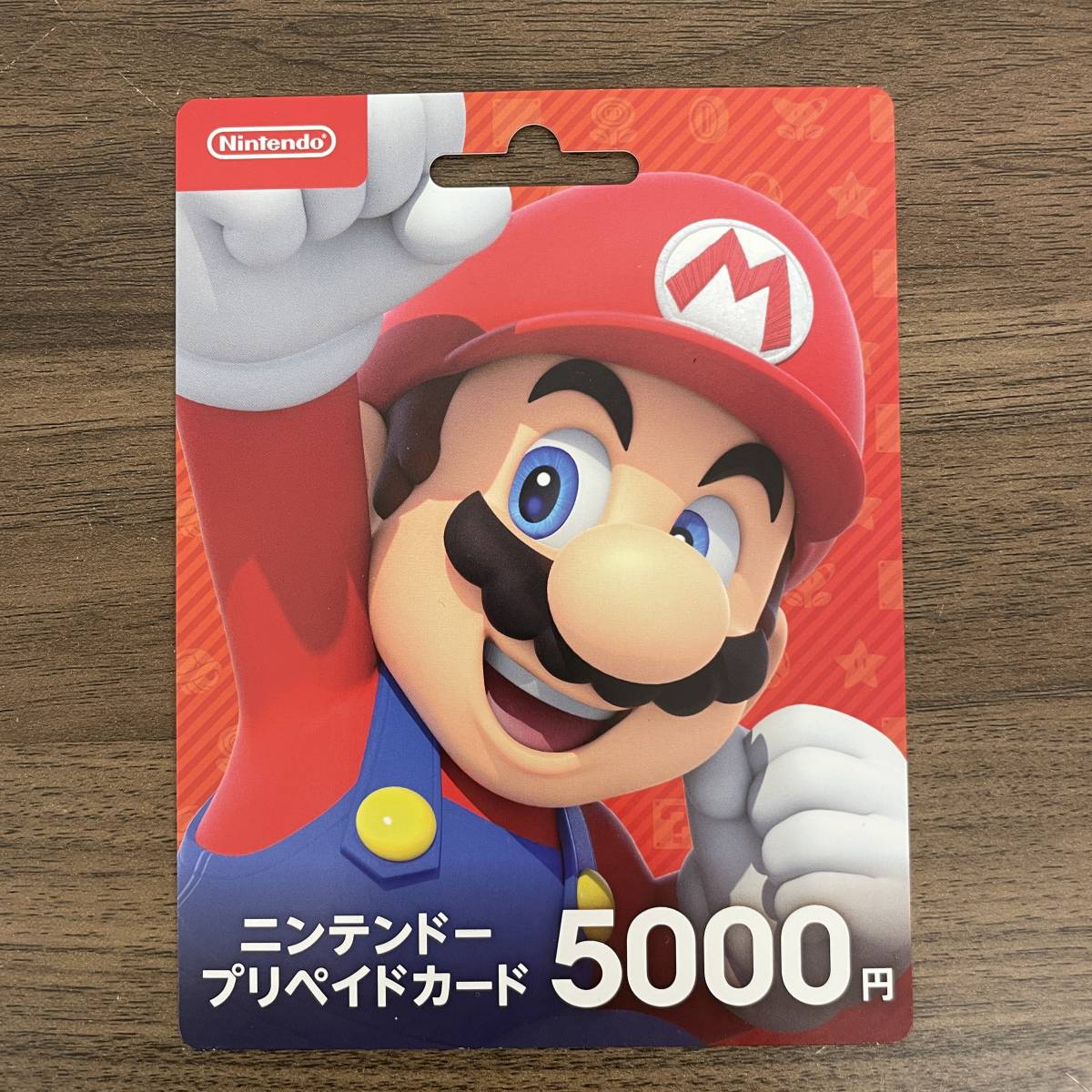 S5-40【未使用品】ニンテンドー プリペイドカード 5000円分 任天堂