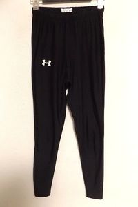 N5664:UNDER ARMOUR(アンダーアーマー)ロングタイツ/黒/M：35