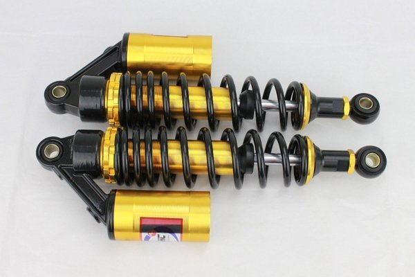 320mmリアサスペンション 黒/金 ゼファー400χ Z400FX リアショック ZRX400 バリオスⅡ