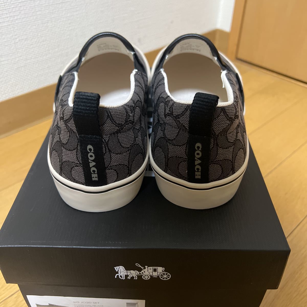 COACH コーチ スケート スリッポン スニーカー CA909 サイズ9 COACH コーチ スケート スリッポン スニーカー CA909 サイズ9
