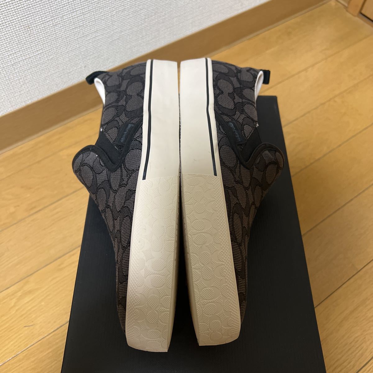 COACH コーチ スケート スリッポン スニーカー CA909 サイズ9 COACH コーチ スケート スリッポン スニーカー CA909 サイズ9
