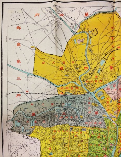- 昭和12年正月の大阪毎日新聞付録「最近の東亜形勢図解」は陸軍の宣伝ー 天津市地図 歴史郷土史料最新 昭和12年 （西春自習質問 S206 戦前 昭和12年 歴史郷土史料【最新 天津市全図／中国 朝鮮 環渤海湾 日本租界・交通 鐡道路線 停車場 湾港 行政区画／銅版彩色】