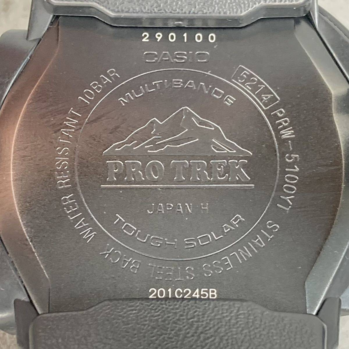 箱説タグ付PROTREK PRW-5100YT-1CJFタフソーラー 電波受信 電波 