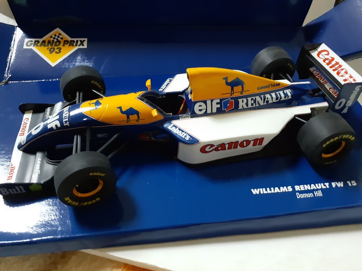 PMA 1/18 ＃０ ウィリアムズ ルノー FW15 D.ヒル キャメルロゴ PMA GRAND PRIX 1/18 ウィリアムズ FW15 hill PMA 1⁄18 ウィリアムズ