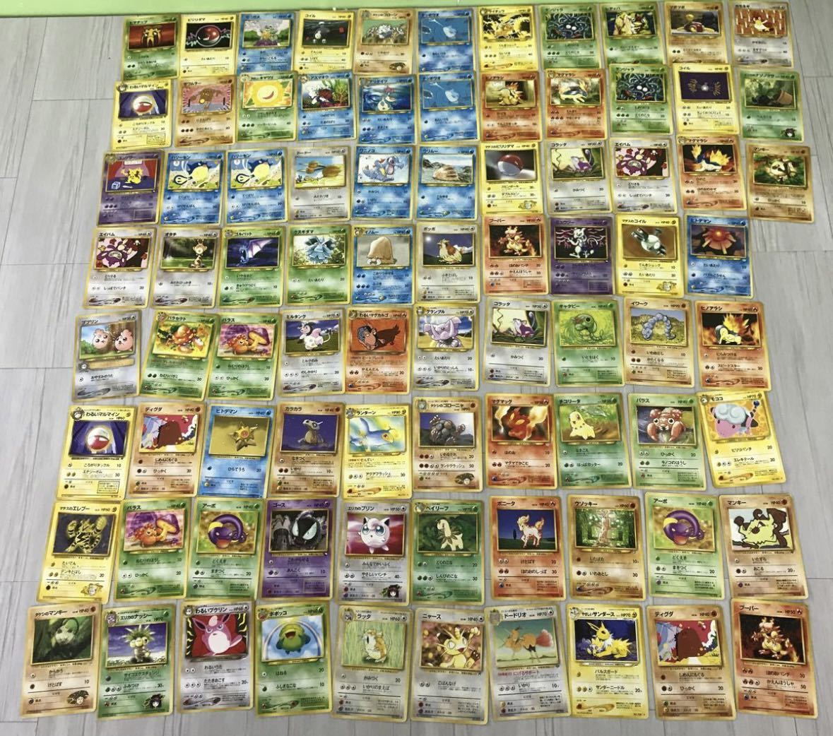 ポケモンカード ポケカ 初期 旧裏 ピカチュウ ミュウ カビゴン など