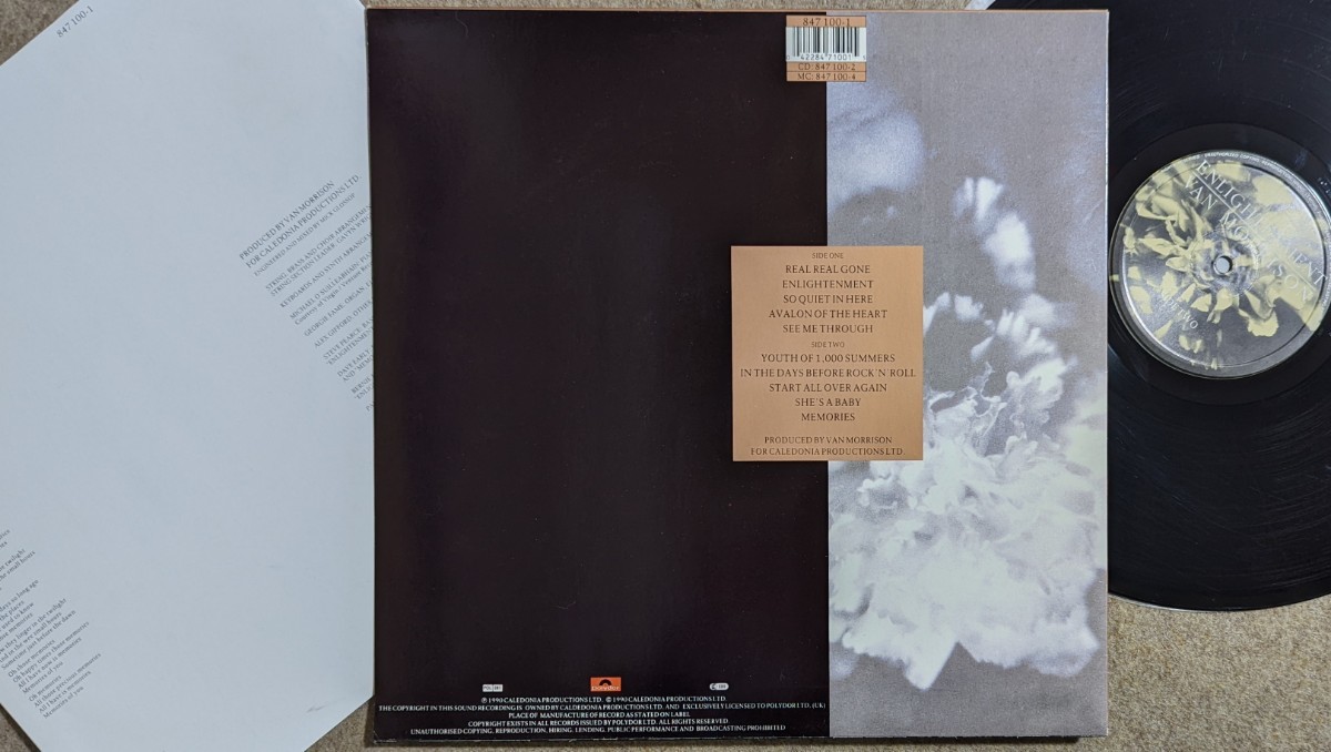 Van Morrison-Enlightenment☆独Orig.盤/マト1/Them/SSW