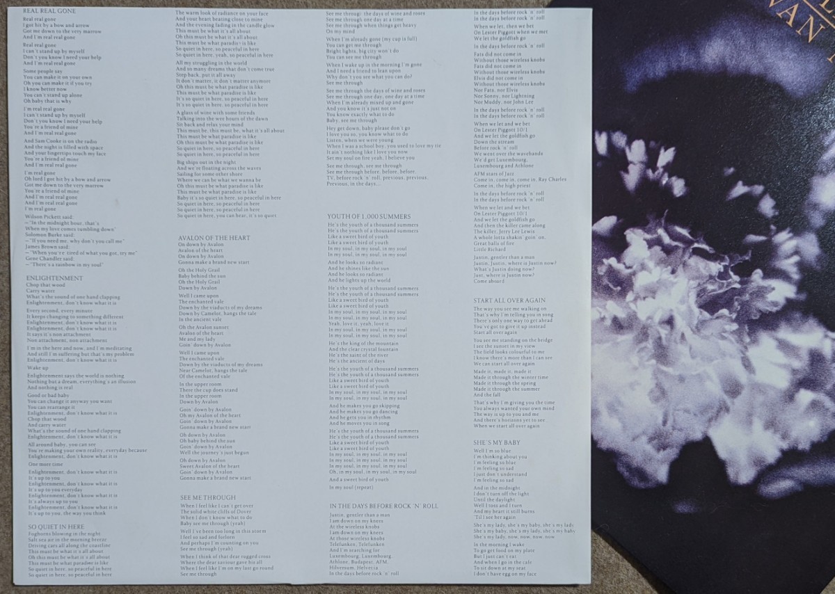 Van Morrison-Enlightenment☆独Orig.盤/マト1/Them/SSW