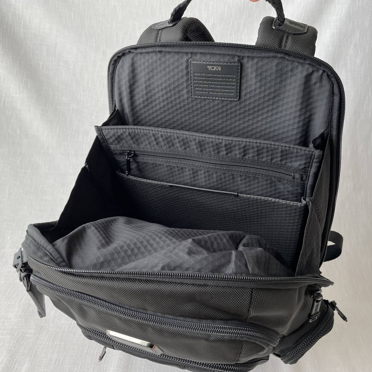 □1円〜 ＜美品!!＞□TUMI トゥミ Alpha Bravo ネイサン リュック 拡張 