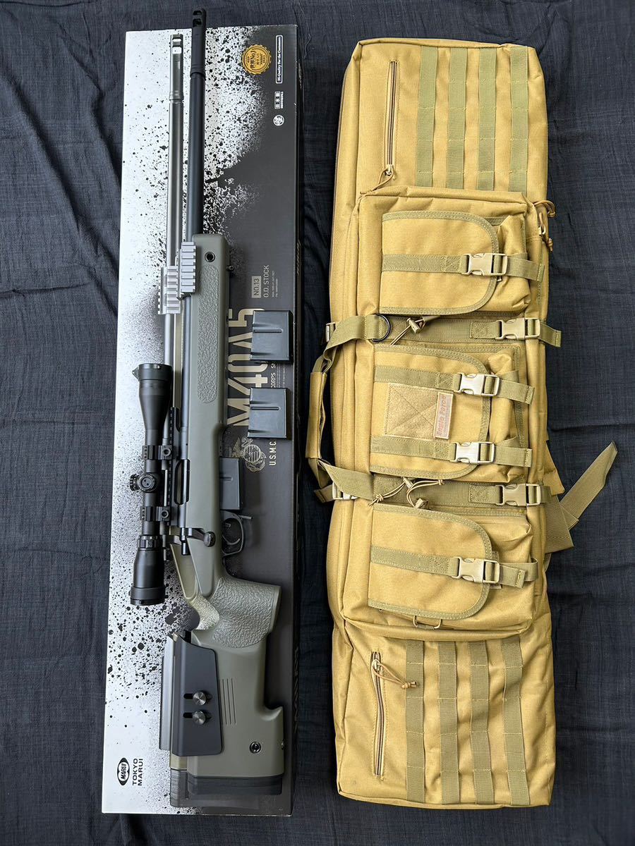 東京マルイ M40A5 O.D スナイパー ライフル ボルトアクション 6点セット