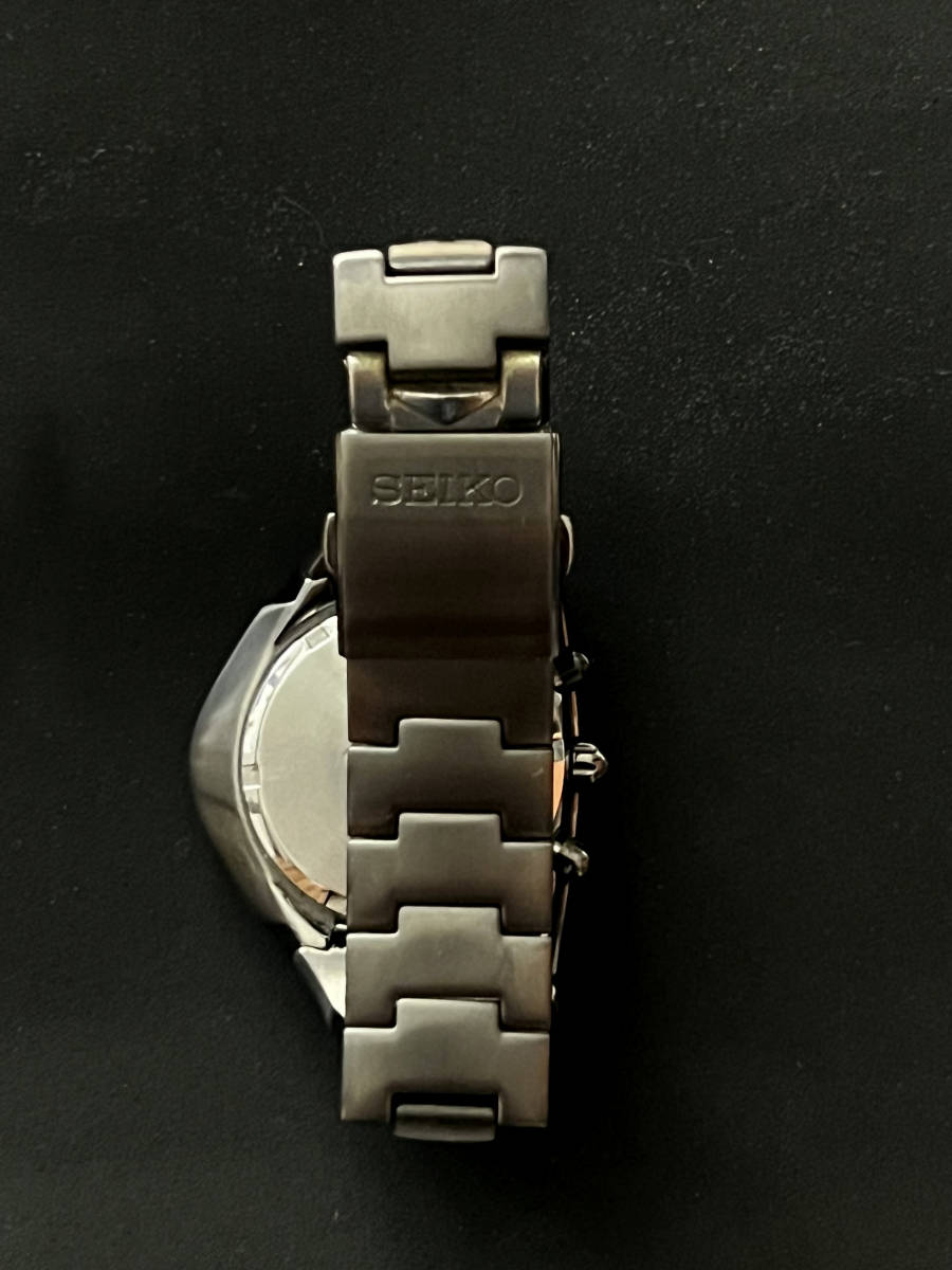 レアモデル SEIKOセイコー クロノグラフ 7T62-0GH0 クォーツ 電池交換 