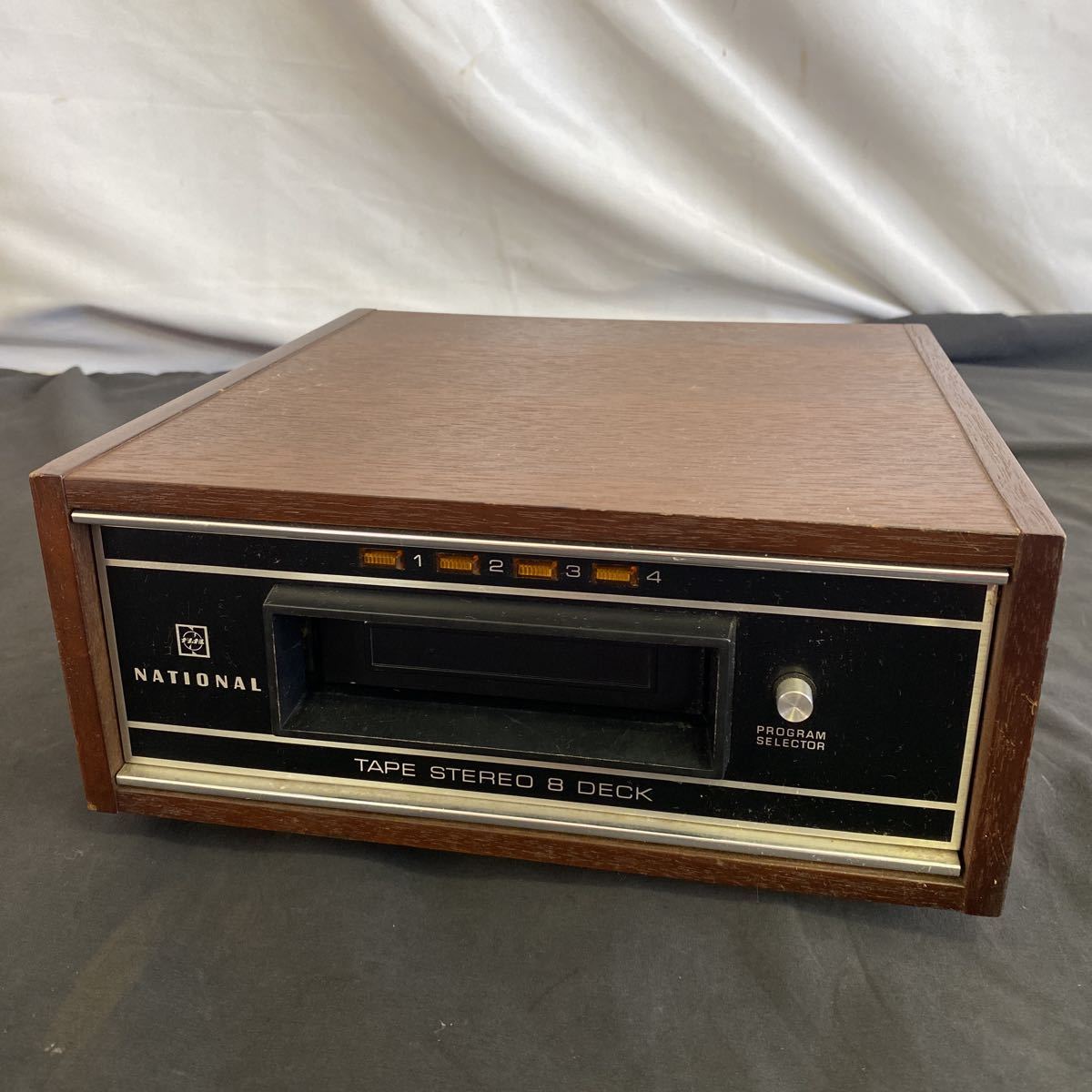 昭和レトロ National/ナショナル 8トラックカセットデッキ RS-802U 8