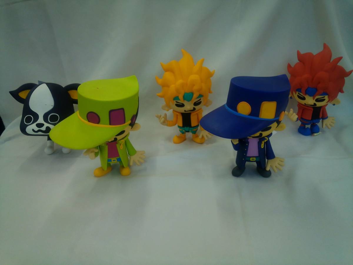 ジョジョの奇妙な冒険 DX ソフビ フィギュア 5体セット ※佐川急便にて 
