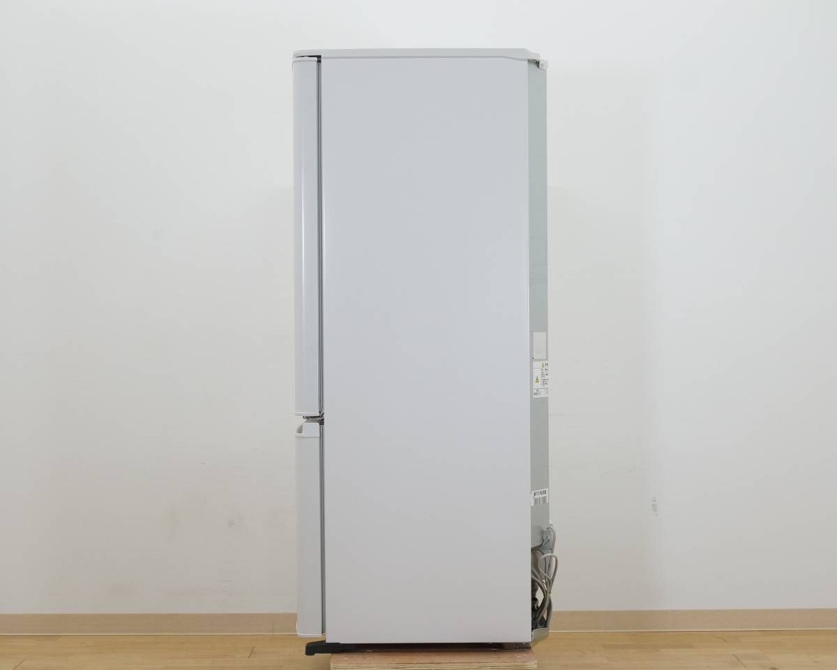前ダ:【三菱】2ドア 冷凍冷蔵庫 168L MR-P17F-W 2020年 マットホワイト フルフラットトップテーブル 大容量ドアポケット ★送料無料★ 冷蔵庫 168L 三菱電機 [168L &frasl;2ドア &frasl;右開き