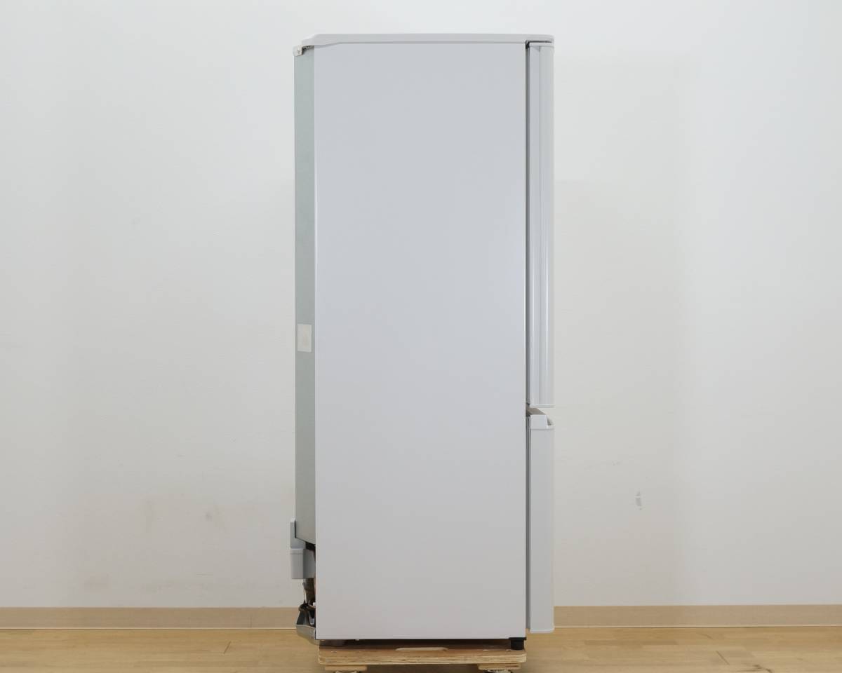 前ダ:【三菱】2ドア 冷凍冷蔵庫 168L MR-P17F-W 2020年 マットホワイト フルフラットトップテーブル 大容量ドアポケット ★送料無料★ 冷蔵庫 168L 三菱電機 [168L &frasl;2ドア &frasl;右開き