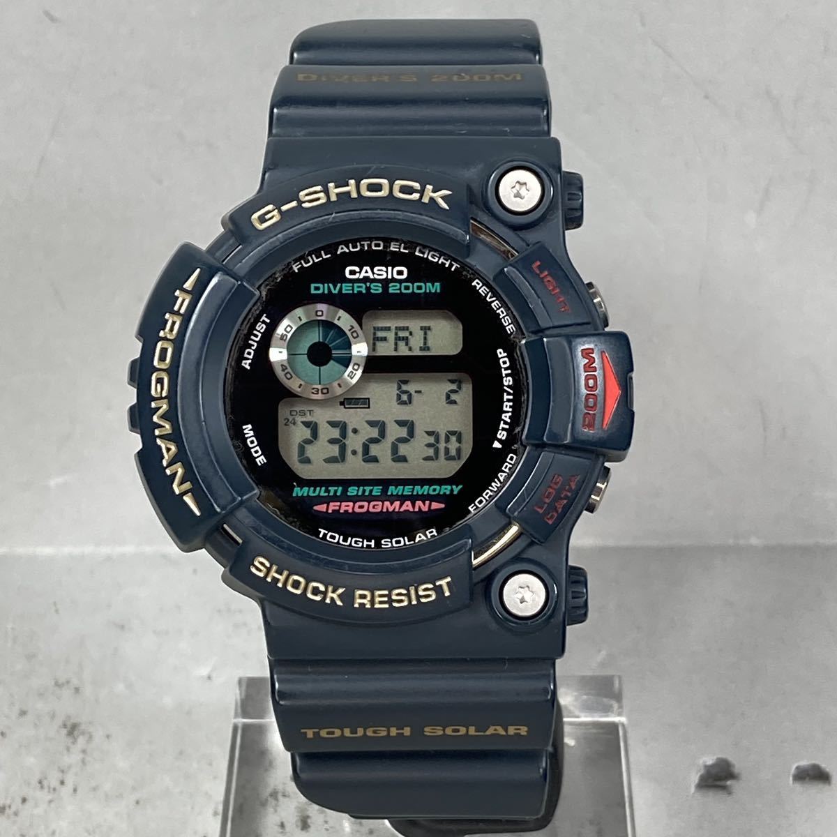 極美品 G-SHOCK GW-200-2JF FROGMAN フロッグマン タフソーラー