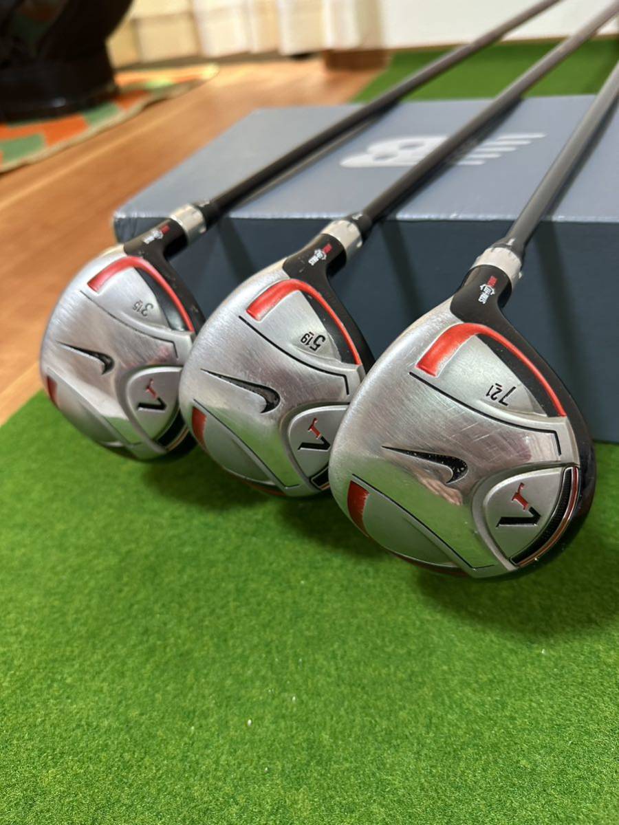 お得3本セットNIKE ゴルフ Vr 3w15° 5w19° 7w21° tour AD グラファイトデザインVR510F アルディラ VOODOOフレックスS ★r50