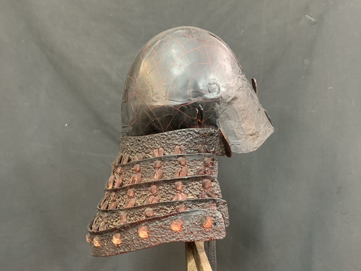 時代 頭形兜 兜 鎧兜 甲冑 骨董 古美術 武具防具 （F66Or0604R0505268