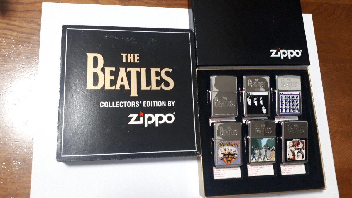 未使用 THE BEATLES Zippo 6 PIECES ザ ビートルズ 6 個セット 
