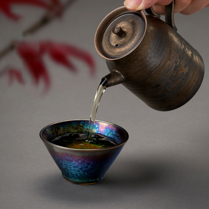 天目茶碗 茶道具 建窯盞 窯変釉 天目 茶碗 油滴天目 曜変天目 中国
