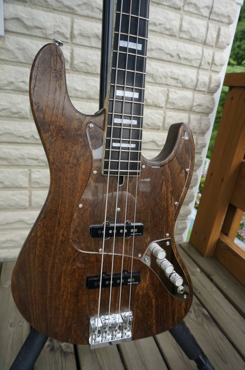 レア初期型 Bacchus Woodline 4 HandMadeシリーズ ジャズベース 名器 