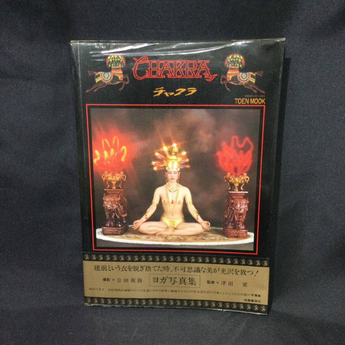 レア 貴重】☆帯付『CHAKRA チャクラ ヨガ写真集』会田我路 桃園書房刊